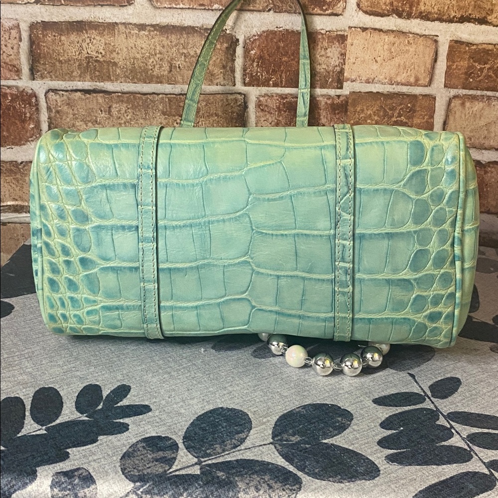 Dooney & Bourke mint green Nile collection set with charms - Picture 5 of 11